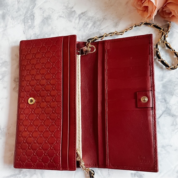 SOLD! GUCCI Micro Guccissima GG Continental Wallet - Picture 9 of 11